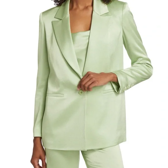 Alice and Olivia satin blazer - Picture 3 of 4